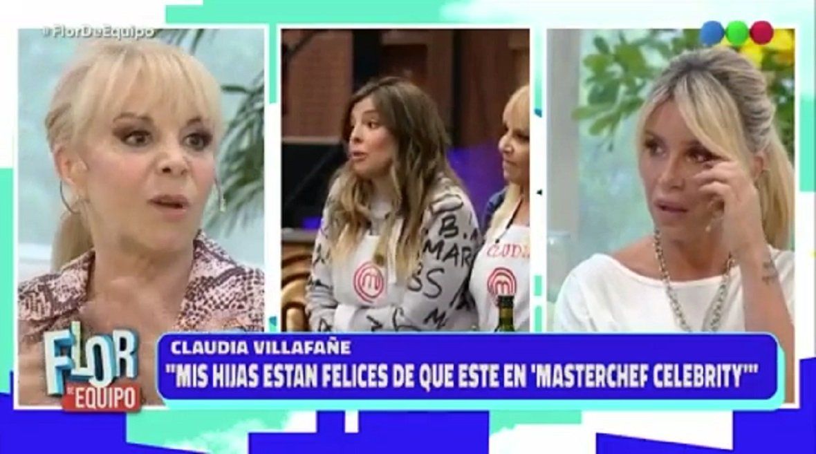 La emoción de Florencia Peña al escuchar a Claudia Villafañe hablar de Dalma y Gianinna