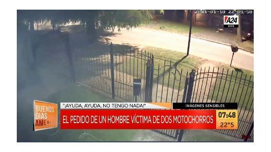 Burzaco: el desgarrador pedido de ayuda de una víctima de un robo