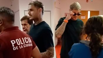 El video de Mauro Icardi en los Tribunales: insólita actitud de los trabajadores