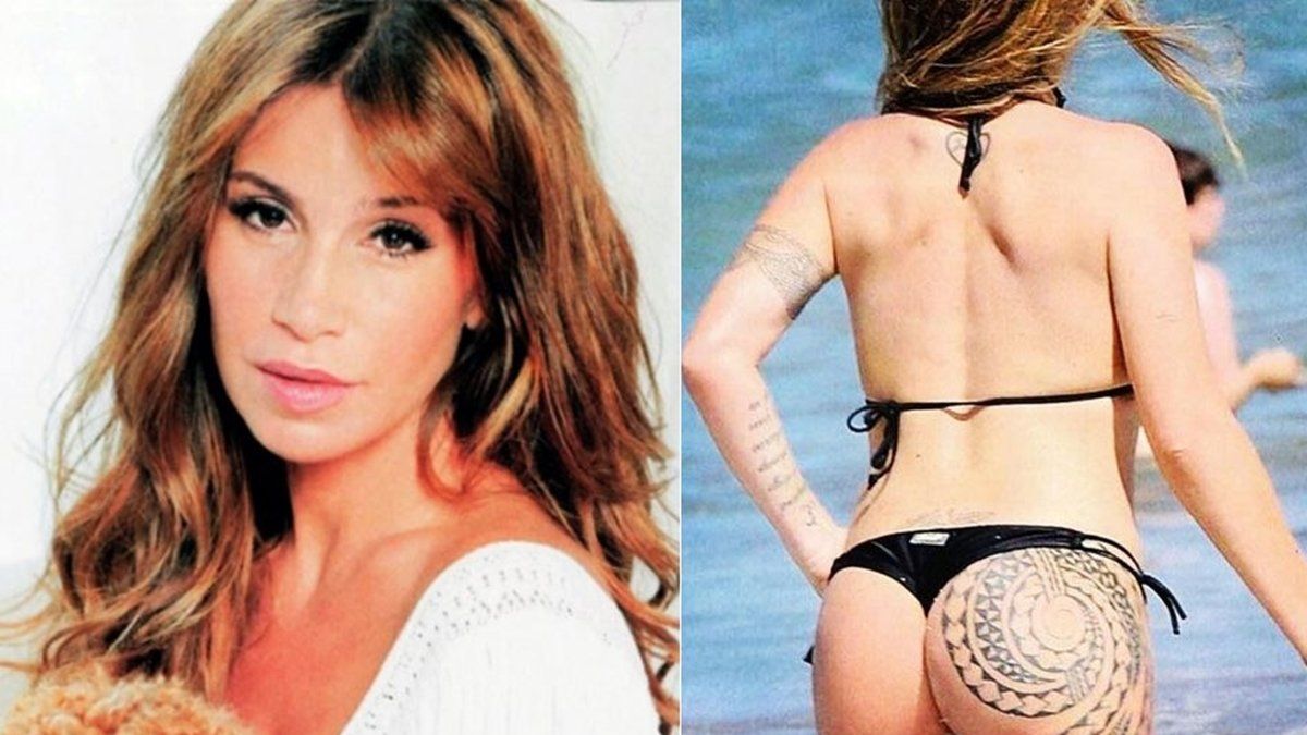 Florencia Peña y sus tatuajes en la cola: Vamos por el segundo cachete