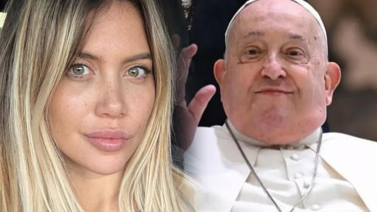 Embarazo de riesgo: el posteo de Wanda Nara sobre la muerte del Papa Francisco