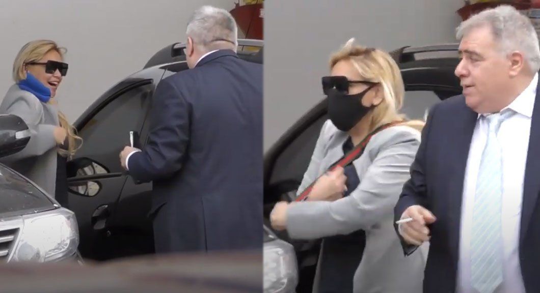 Verónica Ojeda fue a la reunión de la familia Maradona con Pierri, el abogado de su hijo