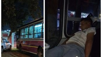 Paro en cinco líneas de colectivos por una nueva agresión a un chofer: un pasajero lo noqueó de una trompada y chocó contra una camioneta (Foto: NA-A24).