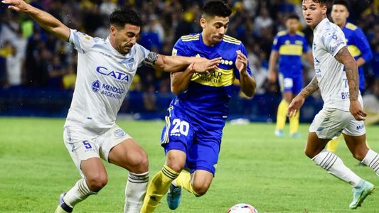 Boca fue superado claramente por Godoy Cruz, pero se salvó y empató 1-1 en La Bombonera