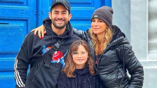 La emoción de Sabrina Rojas al ver a su hija y el Tucu López entre trámites y paseo