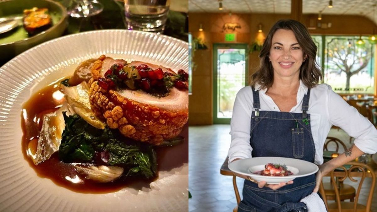 D&eacute;borah de Corral es la creadora de los todos los platos del men&uacute; de su rest&oacute;, mezclando sabores argentinos y americanos.&nbsp;