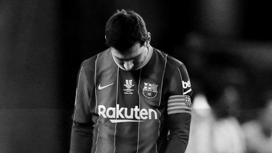 Messi recibió dos fechas de sanción por su expulsión en la Supercopa contra el Bilbao