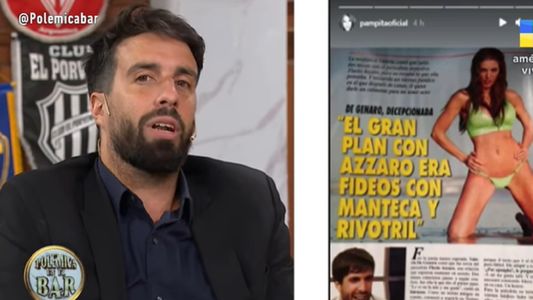 Flavio Azzaro le respondió a Pampita tras su picante historia