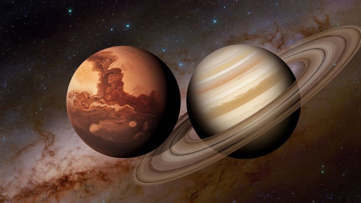 Marte y Saturno instan a los signos a enfrentar tareas con responsabilidad. (Foto: Ideogram) Marte y Saturno instan a los signos a enfrentar tareas con responsabilidad. (Foto: Ideogram)