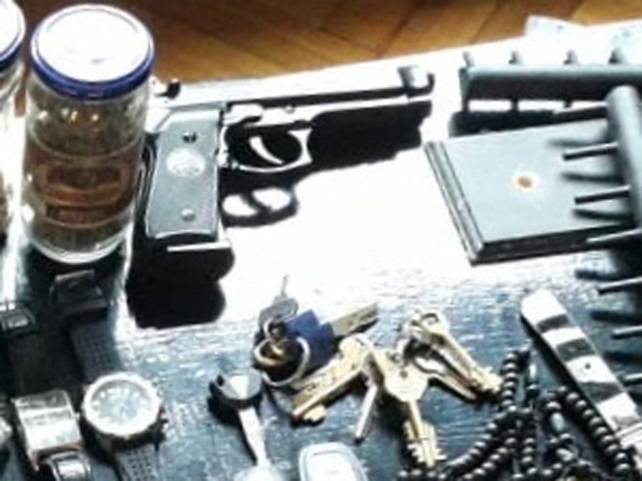 Estos son los objetos que le secuestraron a Nicolás Pachelo, acusado de robar casas en un country