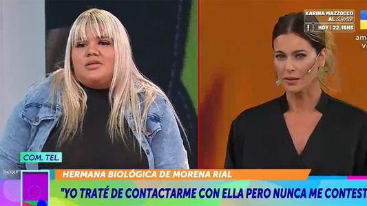 Apareció la hermana biológica de More Rial y lanzó un pedido contundente: Me gustaría...