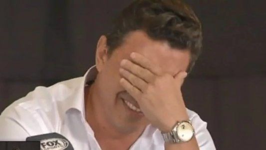 Gallardo dejó la práctica de River rumbo a la clínica por una urgencia y pasará la noche internado