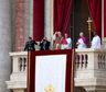 Qué dijo el nuevo papa en su primer discurso desde la basílica de San Pedro