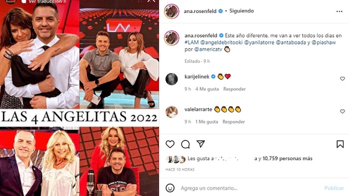 Ana Rosenfeld, la abogada de los famosos, es la otra incorporación de LAM, el programa de Ángel de Brito que desembarca en América TV el 8 de marzo desde las 20 hs.