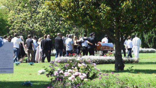 Así despidieron familiares y amigos los restos de Jorge Brito