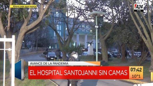 Alarma en el Hospital Santojanni, sin camas de UTI para pacientes graves