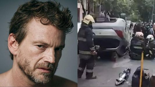 Guillermo Pfening chocó y terminó volcando: qué se sabe de su estado de salud