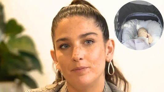 Juana Repetto sacó a pasear a su bebé de apenas tres semanas y estallaron las críticas en redes