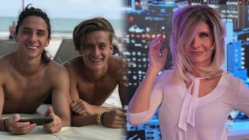 Los hijos mellizos de Débora Plager cumplieron 18