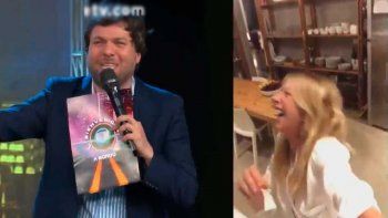 El divertido percance de Claudia Fontán en el programa de Guido Kaczka