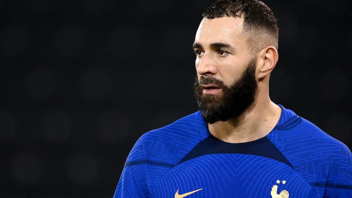 Se esperaba que Karim Benzema lograse estar en el segundo partido del Mundial Qatar 2022 (Foto: Télam).