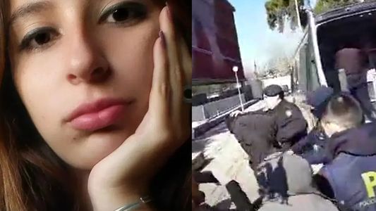 Video: así detenían al sospechoso por el femicidio de Agostina Trigo