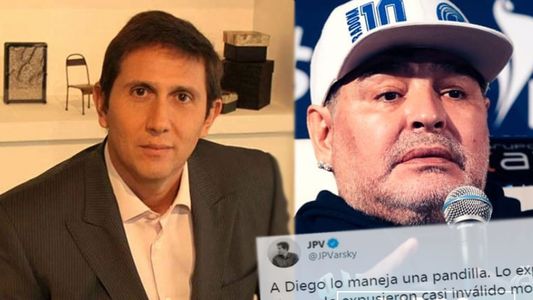 Juan Pablo Varsky apuntó fuerte contra el entorno de Diego Maradona: “Lo maneja una pandilla”