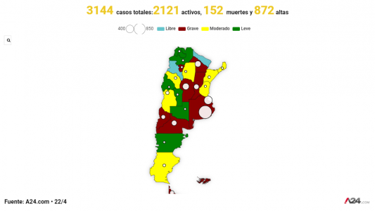 Los números que explican qué provincias tienen más chances de flexibilizar la cuarentena