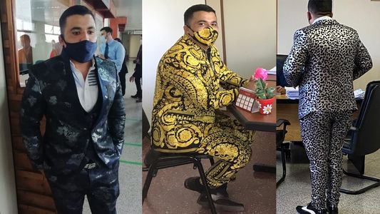 De mis 50 trajes ninguno es liso, azul o negro, confiesa el abogado Animal Print