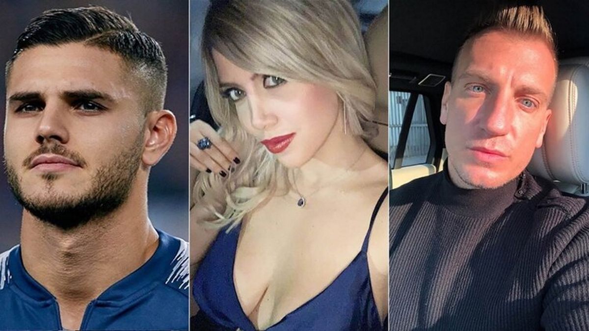 Mauro Icardi, Wanda Nara y Maxi López.