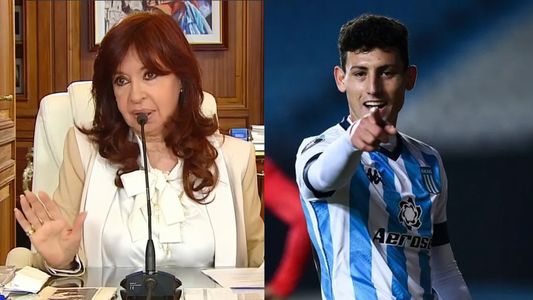 Cristina Kirchner nombró a Tomás Chancalay en su discurso y el jugador de Racing se hizo tendencia