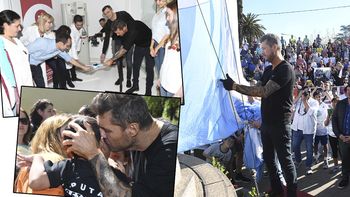 Marcelo Tinelli en Bolívar: maratón, nuevo centro de mamografías y visita a un comedor