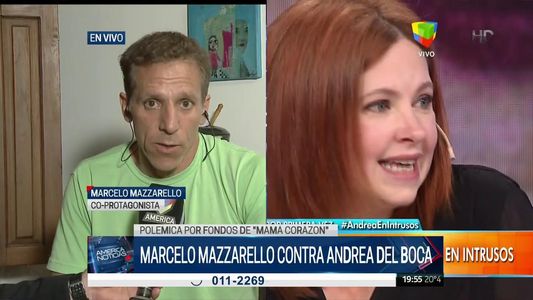 Marcelo Mazzarello y la novela de Andrea del Boca: No cobré los $ 98 mil que decía el pliego