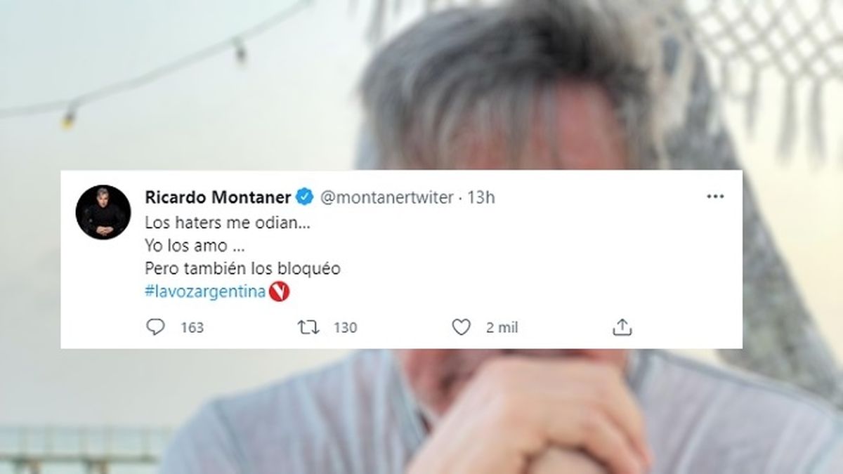 Hacia el final del intercambio twittero, Ricardo Montaner bloqueó a varios de sus haters, según él mismo lo anunció.