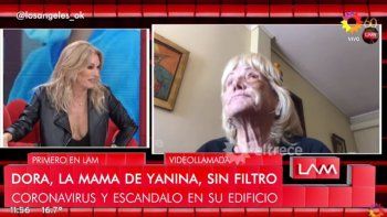 Caso positivo de COVID-19 en el edificio donde vive la madre de Yanina Latorre