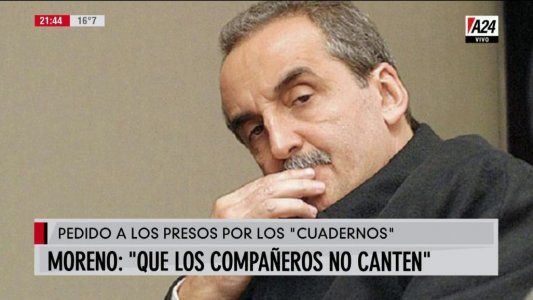 El polémico audio en el que Moreno dice que los compañeros están cantando en la Justicia porque no les damos política