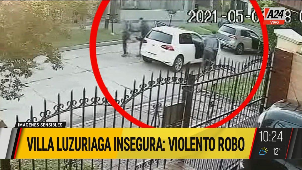 Brutal Robo A Un Conductor En Villa Luzuriaga