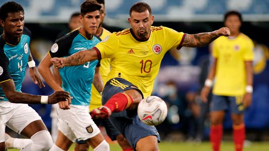Copa América: Colombia, con un golazo de Cardona, le ganó a Ecuador en su debut