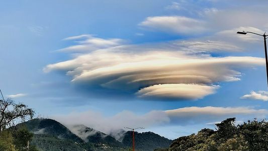 México: una nube poco común se apareció en el cielo