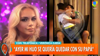 Verónica Ojeda, emocionada por el encuentro entre Diego Maradona y su hijo