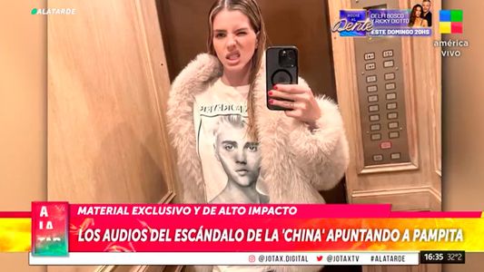 Se filtraron audios explosivos que La China Suárez le envió a Wanda Nara destrozando a Pampita