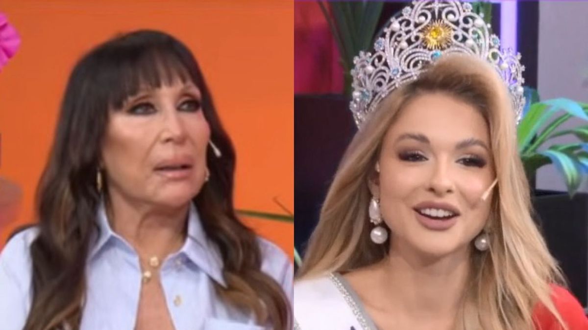 La inesperada reacción de Moria Casán cuando la candidata argentina a Miss Universo confirmó que es botinera