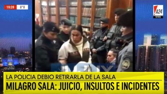 Polémica en Jujuy: Milagro Sala increpó a los jueces y la sacaron del recinto