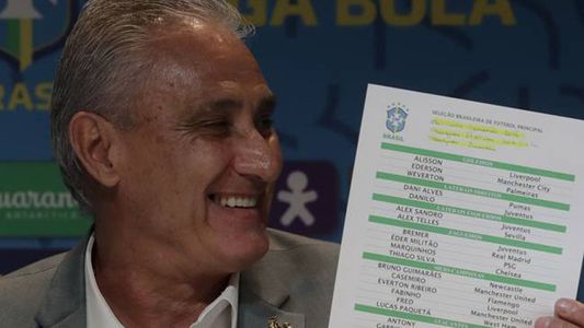 Tite anunció la lista de 26 jugadores de Brasil para el Mundial Qatar 2022