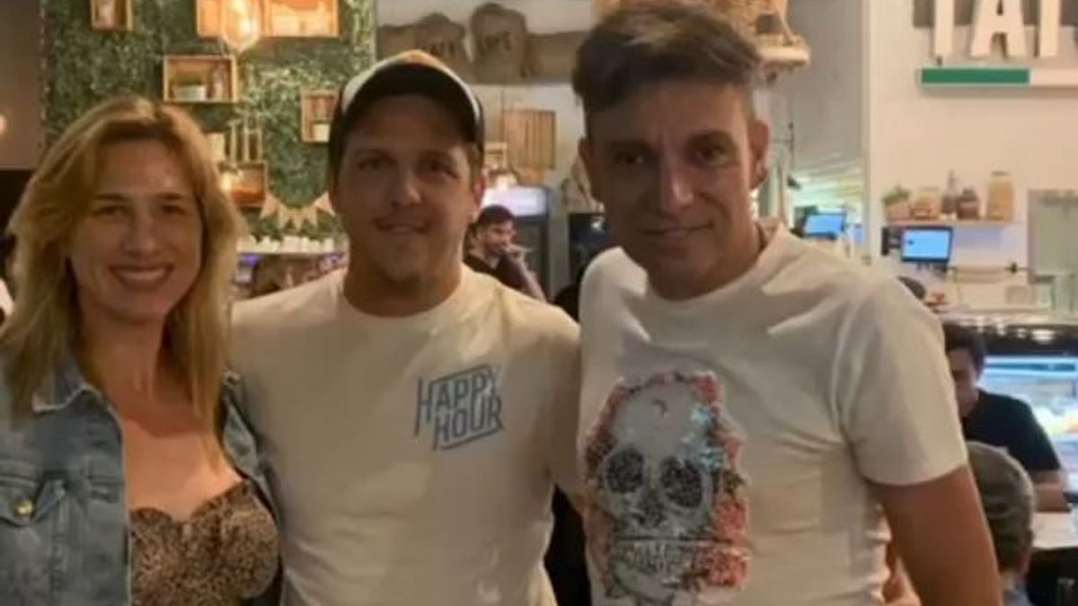 Martín Bossi y Alina Moine en Estados Unidos