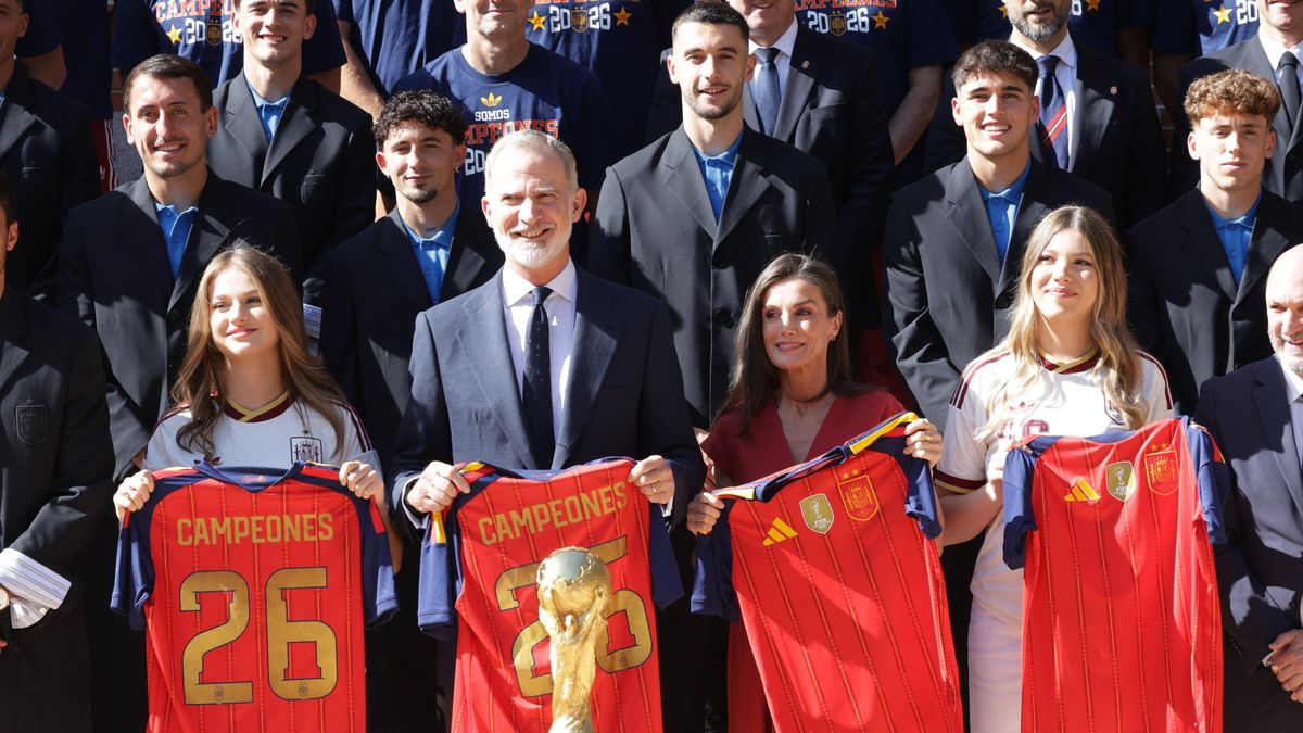 El rey encabezó una recepción en el Palacio de la Zarzuela para los campeones del mundo tras la victoria ante la Argentina en la final. (Foto: X @CasaReal)