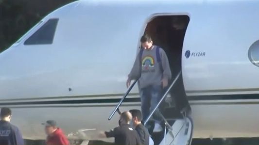 Así fue la llegada al país de Lionel Messi tras su cuadro gripal