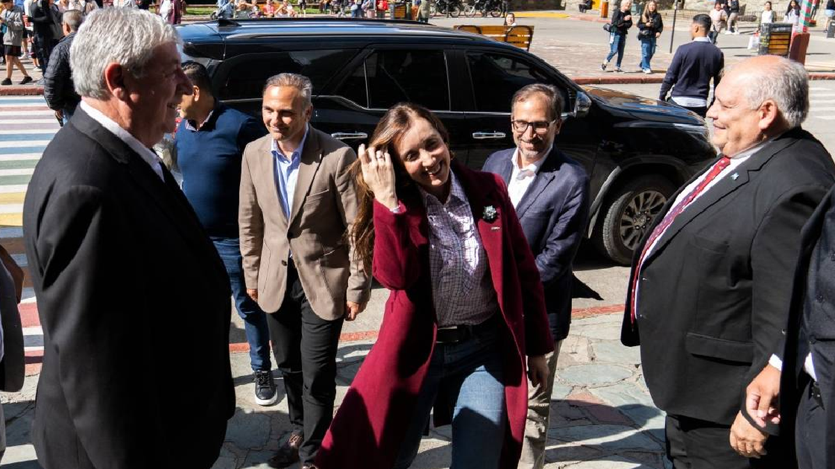 Victoria Villarruel viajó a Bariloche