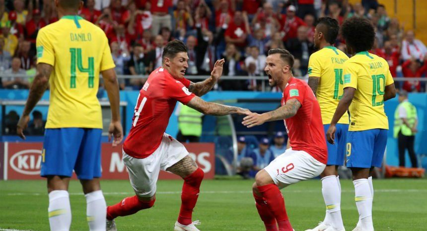 Otra sorpresa en el Mundial: Brasil no pudo con Suiza y solo empató a 1 a 1