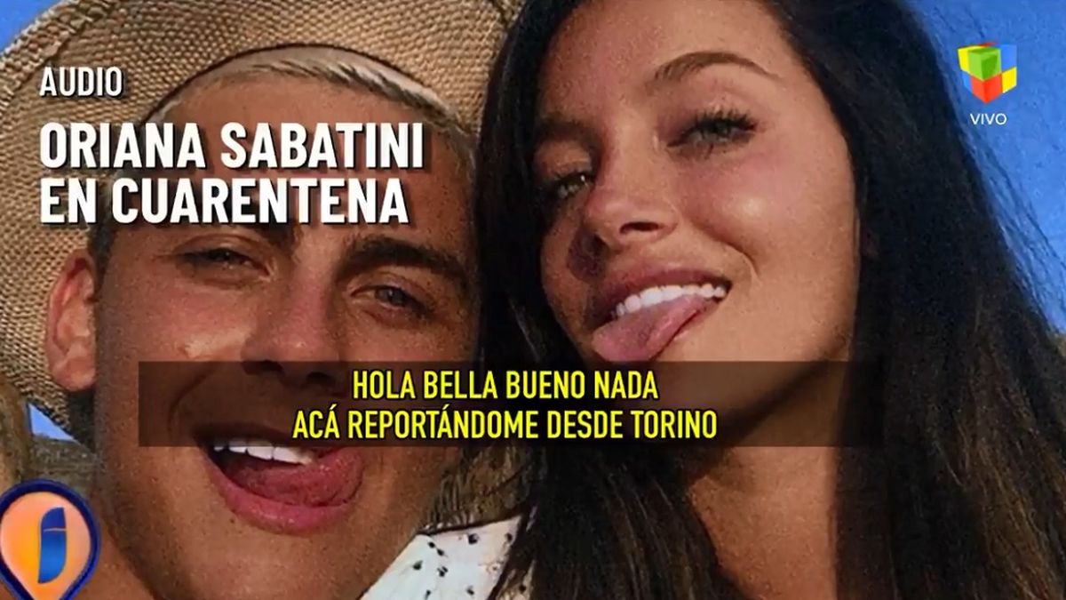 -Oriana Sabatini y Paulo Dybala-